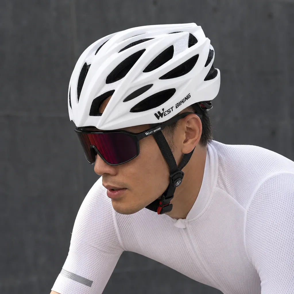 Veltrix-Bike Casque Blanc Ultraléger