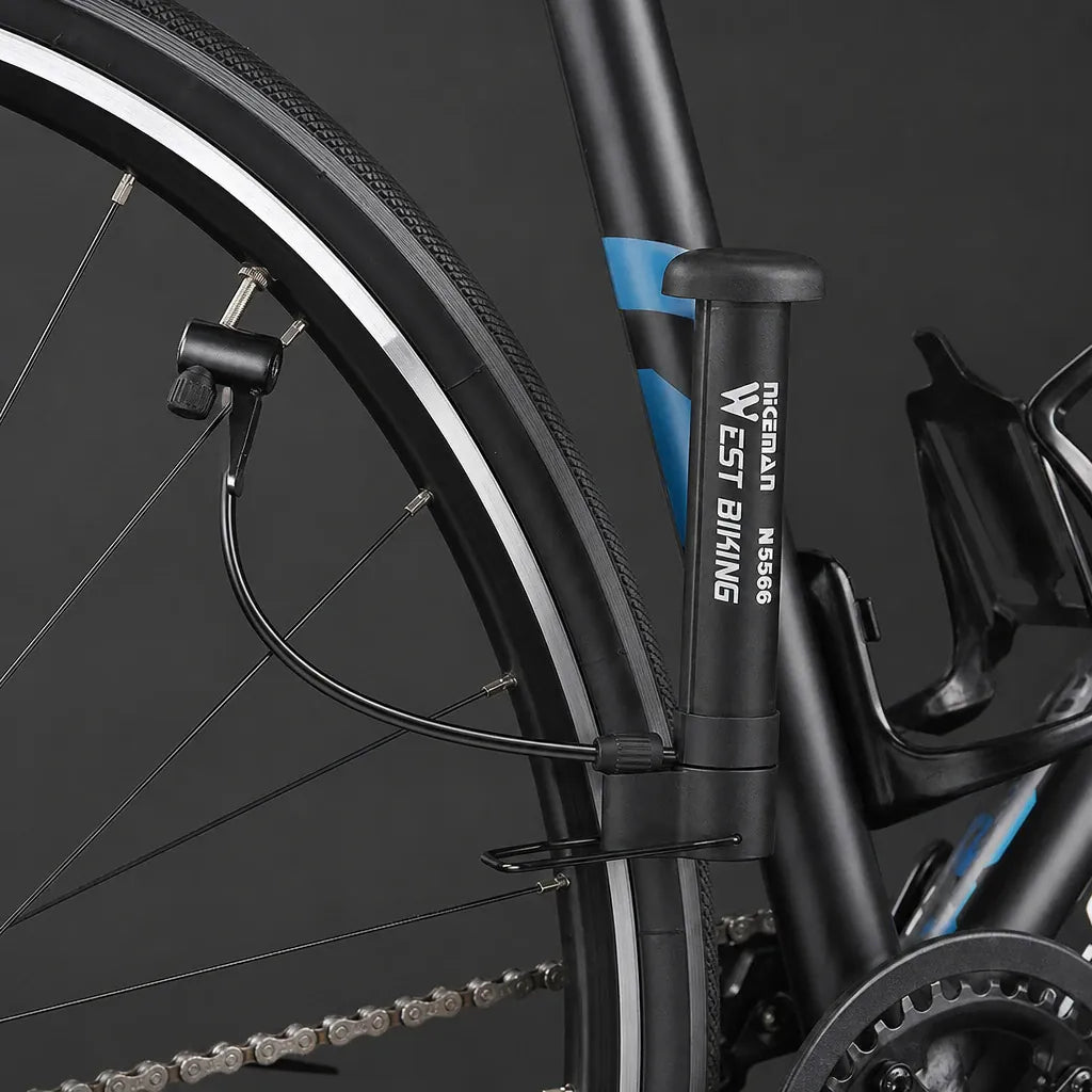 Veltrix-Bike Pompe Manuelle Noir