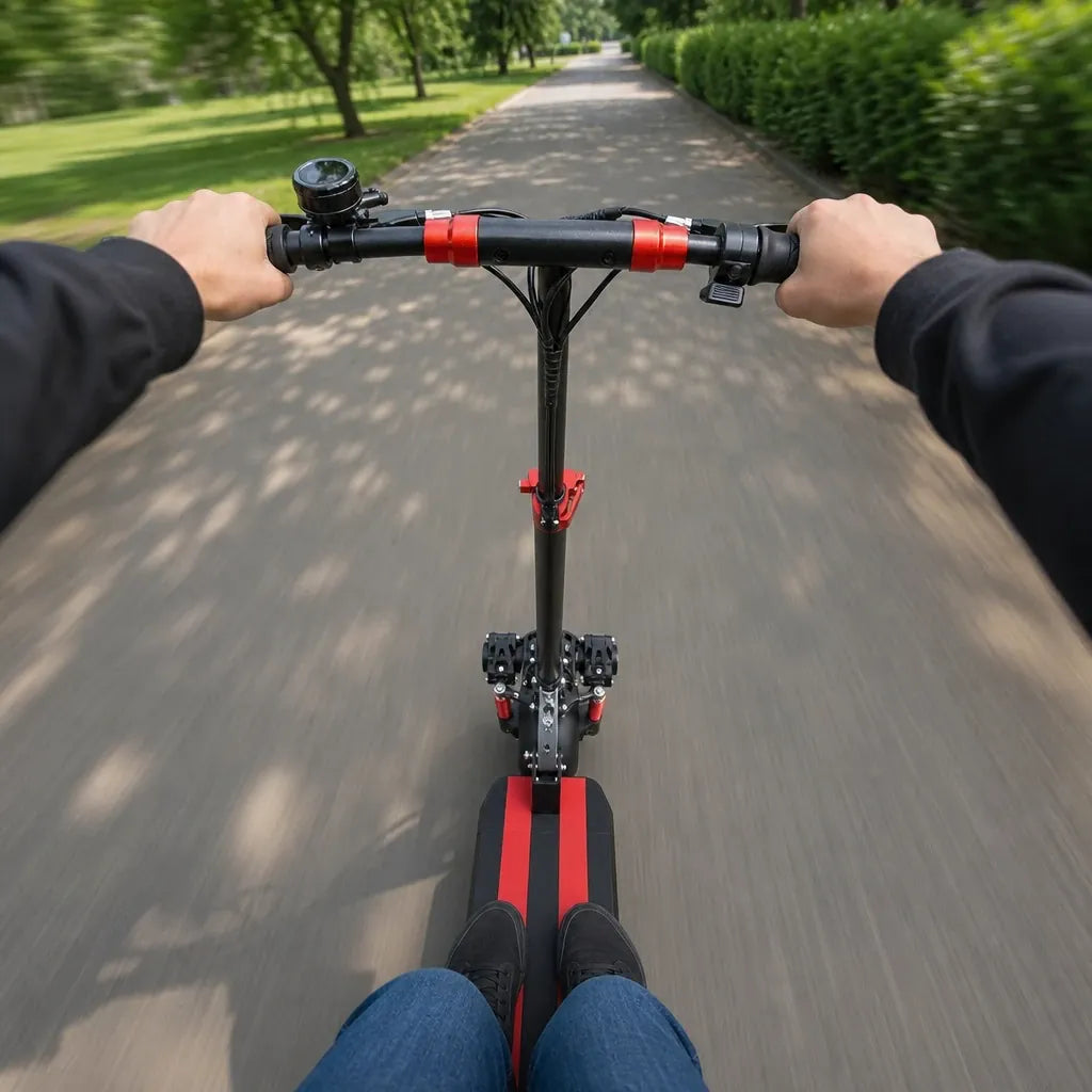 Veltrix-Bike Trottinette Électrique Tout-Terrain Pliable 10 Pouces