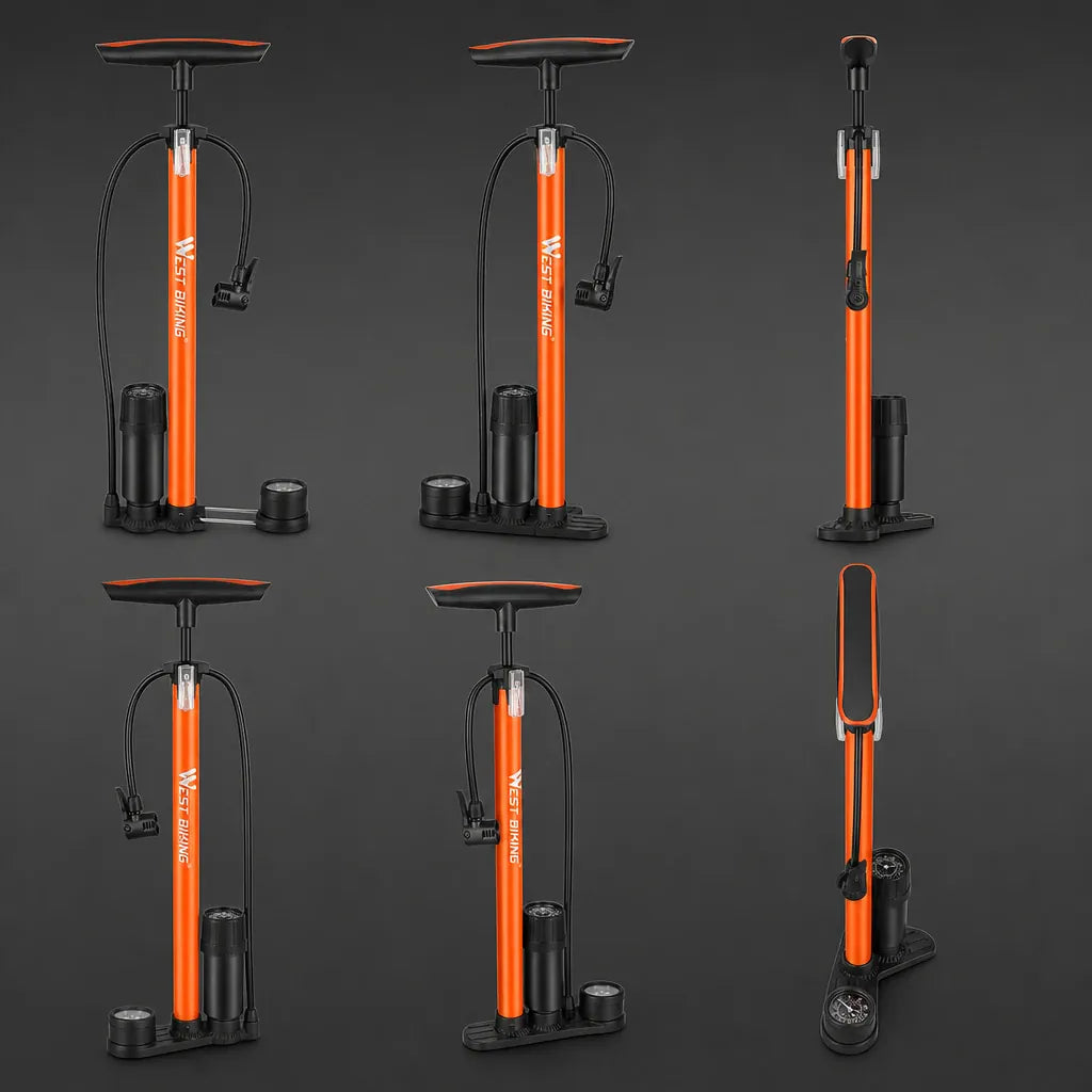 Veltrix-Bike Pompe Aluminium Avec Manomètre