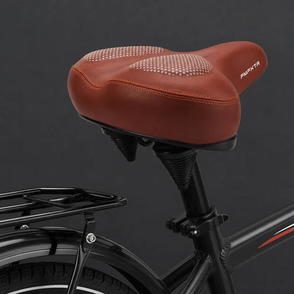 Veltrix-Bike Selle En Silicone Marron Avec Ressorts