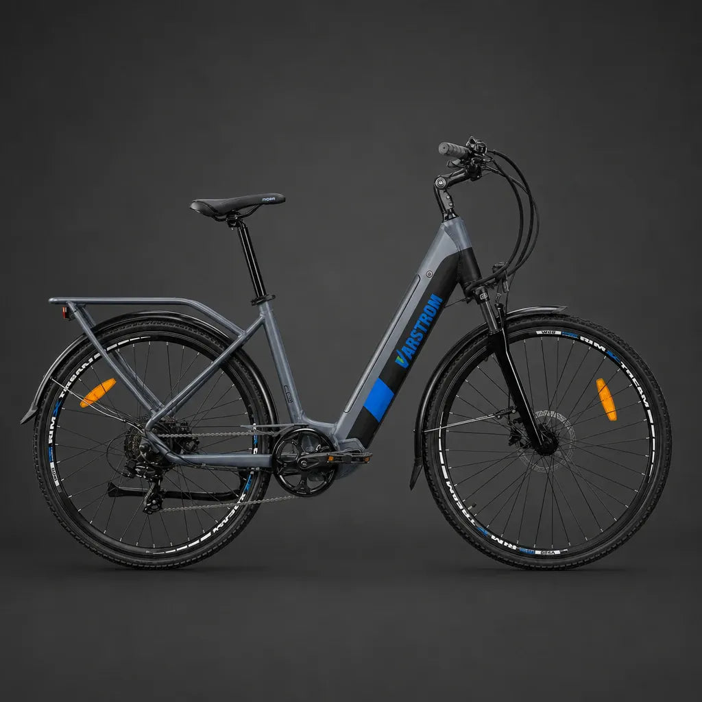 Veltrix-Bike Vélos Ville Cadre Bas Batterie 43.2V