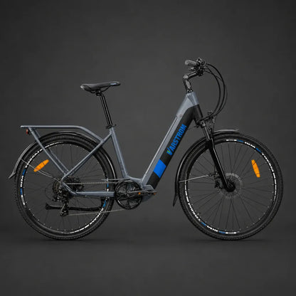 Veltrix-Bike Vélos Ville Cadre Bas Batterie 43.2V