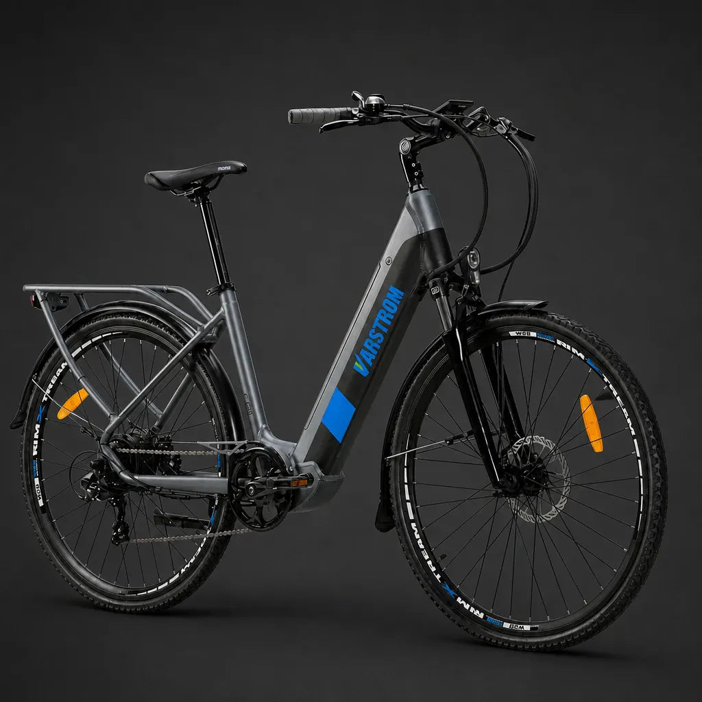 Veltrix-Bike Vélos Ville Cadre Bas Batterie 43.2V