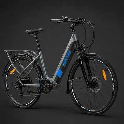 Veltrix-Bike Vélos Ville Cadre Bas Batterie 43.2V