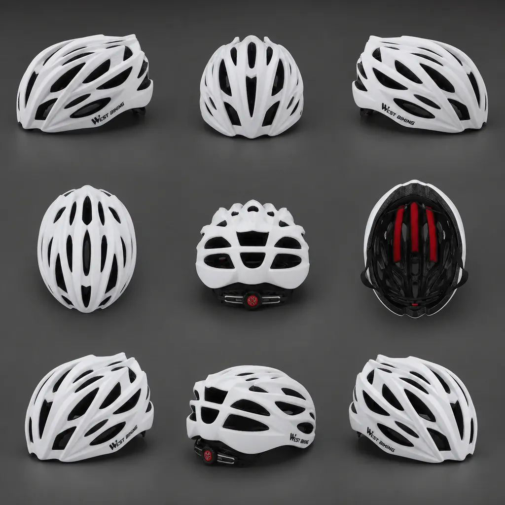 Veltrix-Bike Casque Blanc Ultraléger