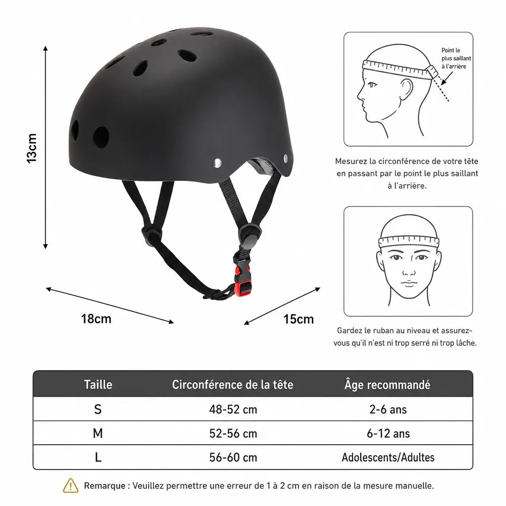 Veltrix-Bike Casque Bol Enfant Noir