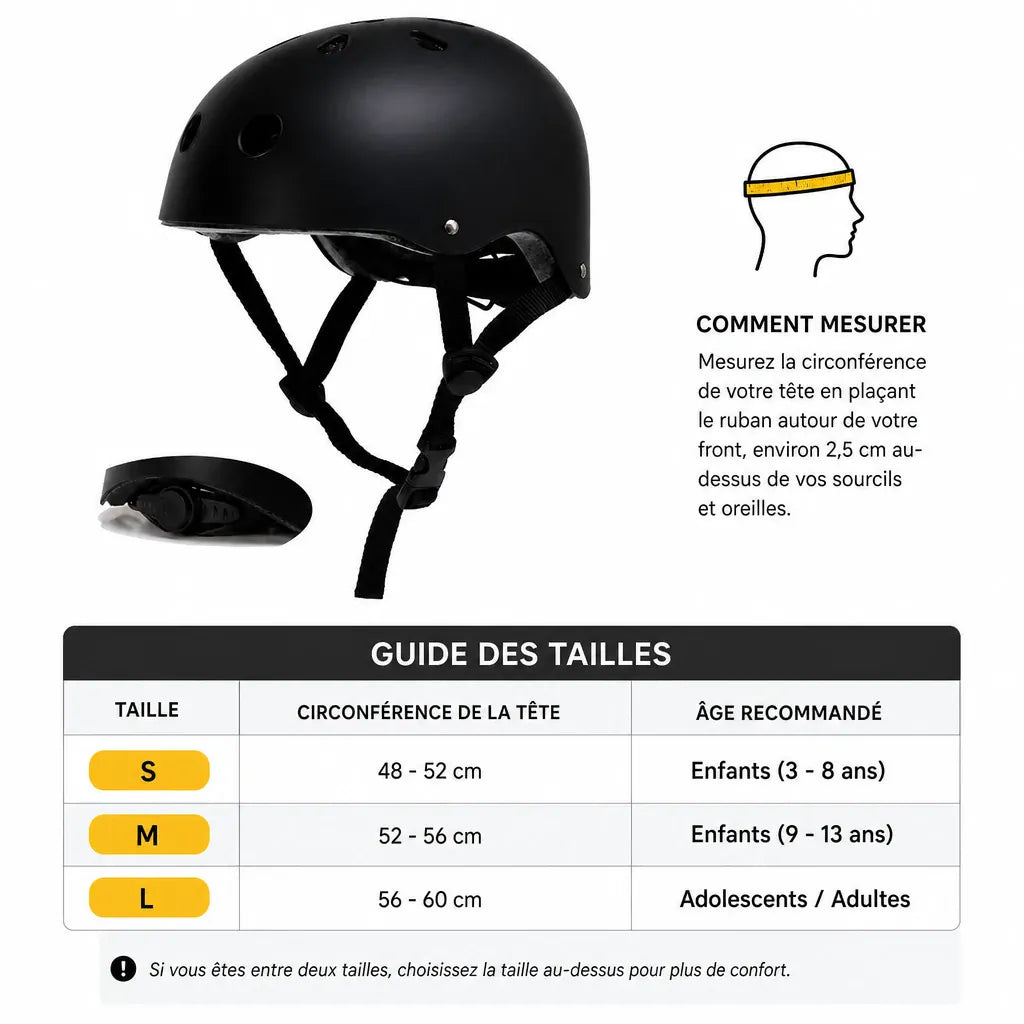 Veltrix-Bike Casque bol enfant noir mat pour vélo et trottinette