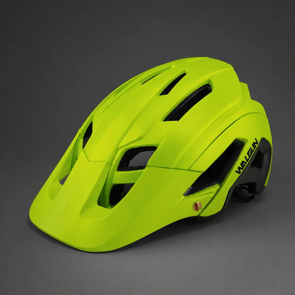 Veltrix-Bike Casque Jaune Fluo Enduro VTT