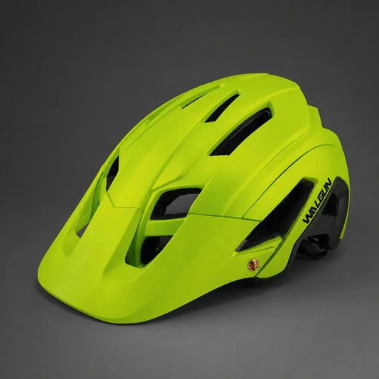 Veltrix-Bike Casque Jaune Fluo Enduro VTT