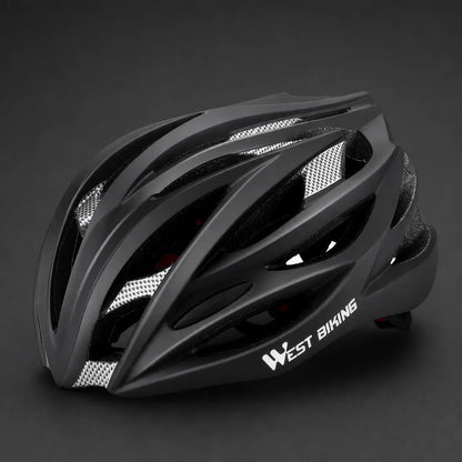 Veltrix-Bike Casque Noir Moulé Intégralement