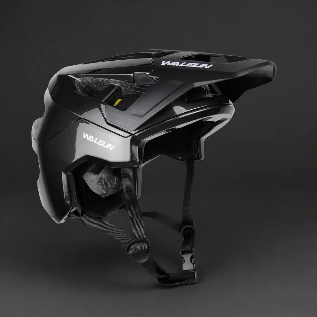 Veltrix-Bike Casque VTT Avec Visière Noir