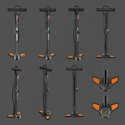 Veltrix-Bike Pompe À Pied Avec Manomètre