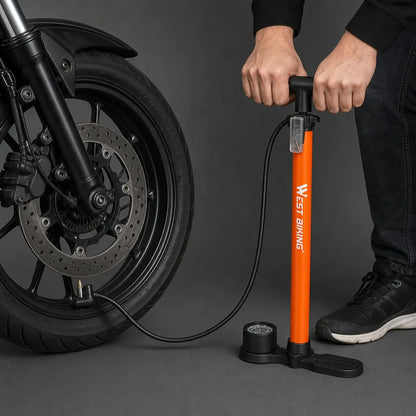 Veltrix-Bike Pompe Aluminium Avec Manomètre