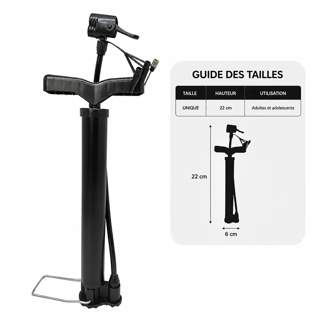 Veltrix-Bike Pompe Polypropylène Manuelle Valves Presta Schrader
