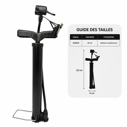Veltrix-Bike Pompe Polypropylène Manuelle Valves Presta Schrader