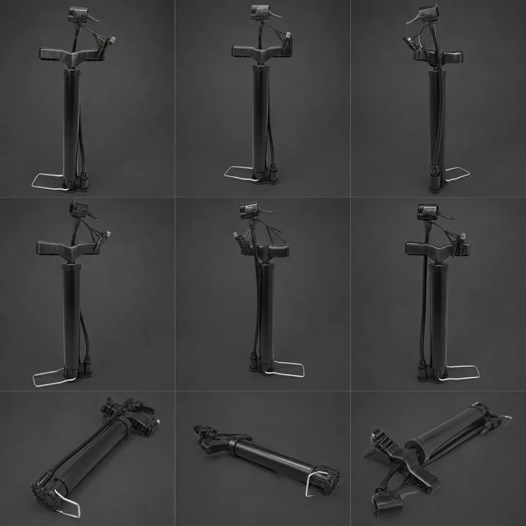 Veltrix-Bike Pompe Polypropylène Manuelle Valves Presta Schrader