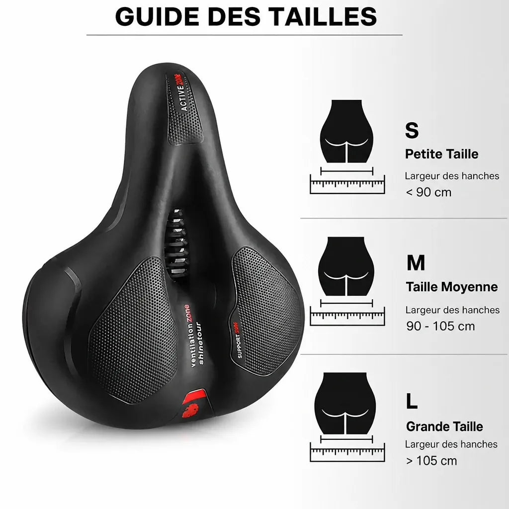 Veltrix-Bike Selle Amortissante Ajourée