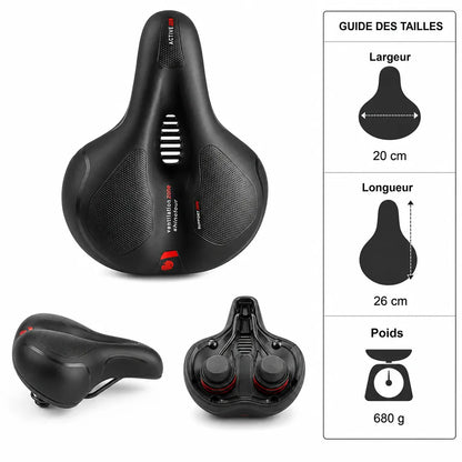 Veltrix-Bike Selle Amortissante Ventilée