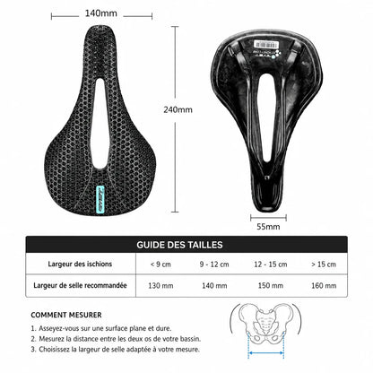 Veltrix-Bike Selle Carbone Ajourée