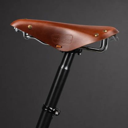 Veltrix-Bike Selle Cuir De Vachette Rétro