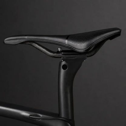 Veltrix-Bike Selle Cuir Synthétique Rails En Carbone Bec Court