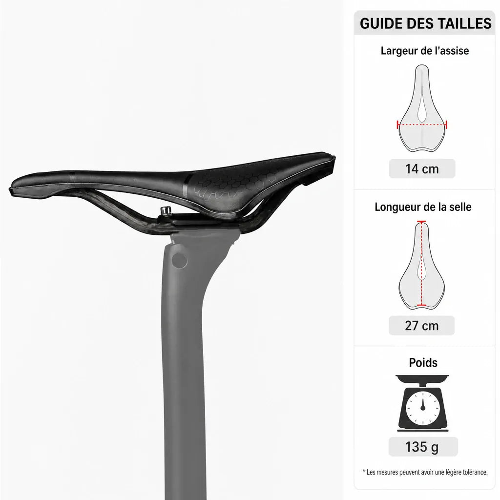 Veltrix-Bike Selle Cuir Synthétique Rails En Carbone Bec Court