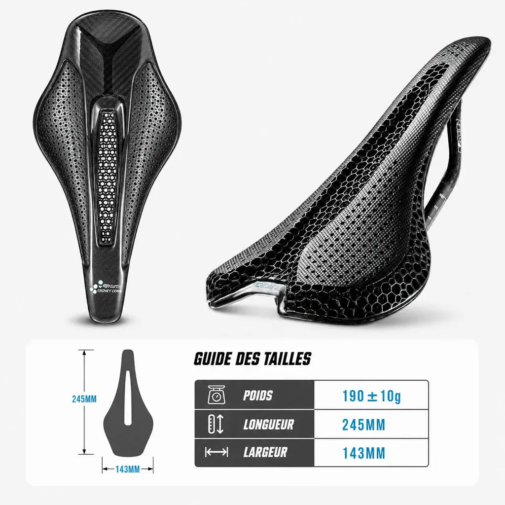 Veltrix-Bike Selle En Carbone Ultralégère