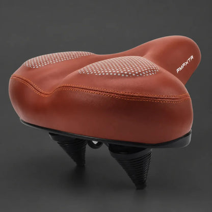 Veltrix-Bike Selle En Silicone Marron Avec Ressorts