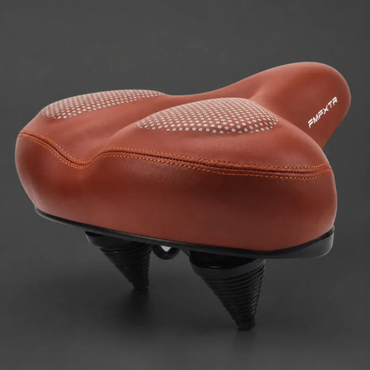 Veltrix-Bike Selle En Silicone Marron Avec Ressorts