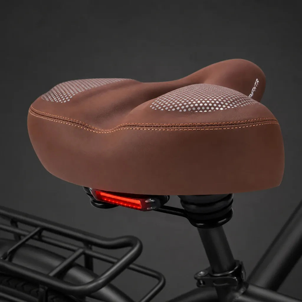 Veltrix-Bike Selle Extra Large Rembourrée avec lumière