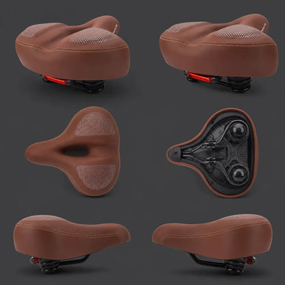 Veltrix-Bike Selle Extra Large Rembourrée avec lumière