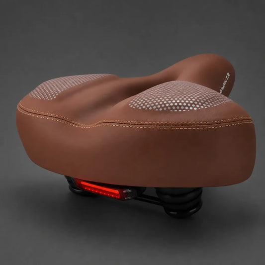 Veltrix-Bike Selle Extra Large Rembourrée avec lumière