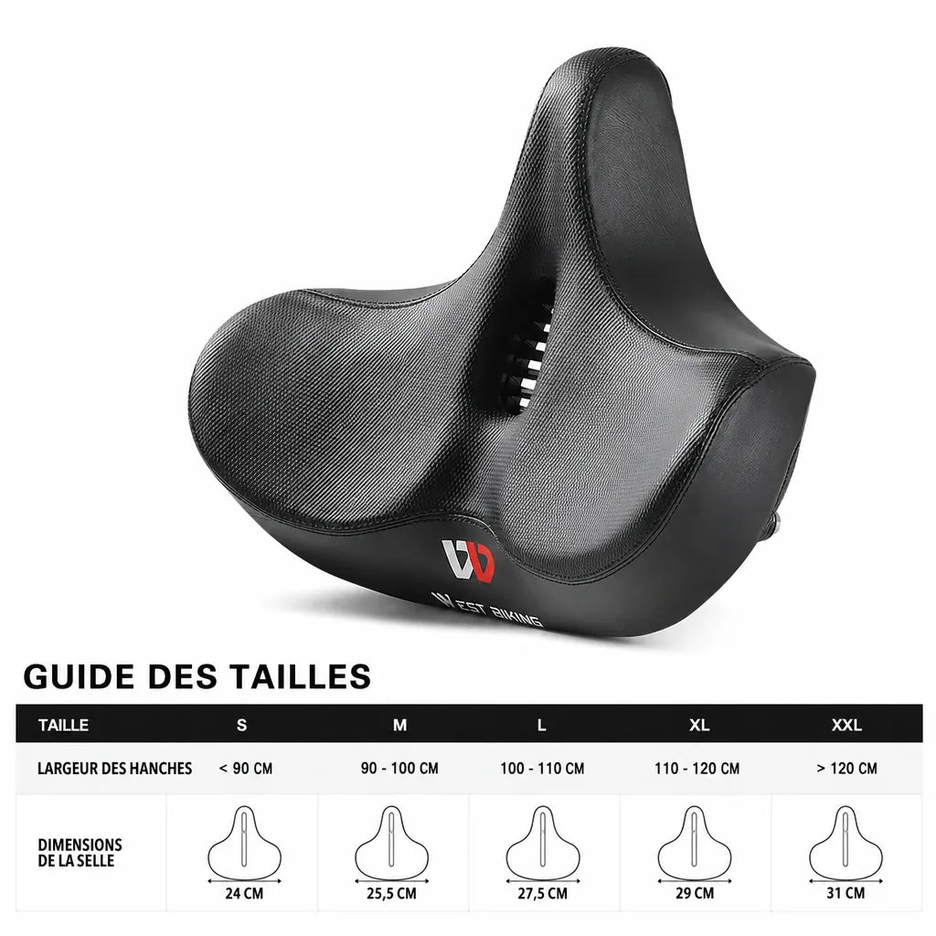 Veltrix-Bike Selle Extra Large VTT