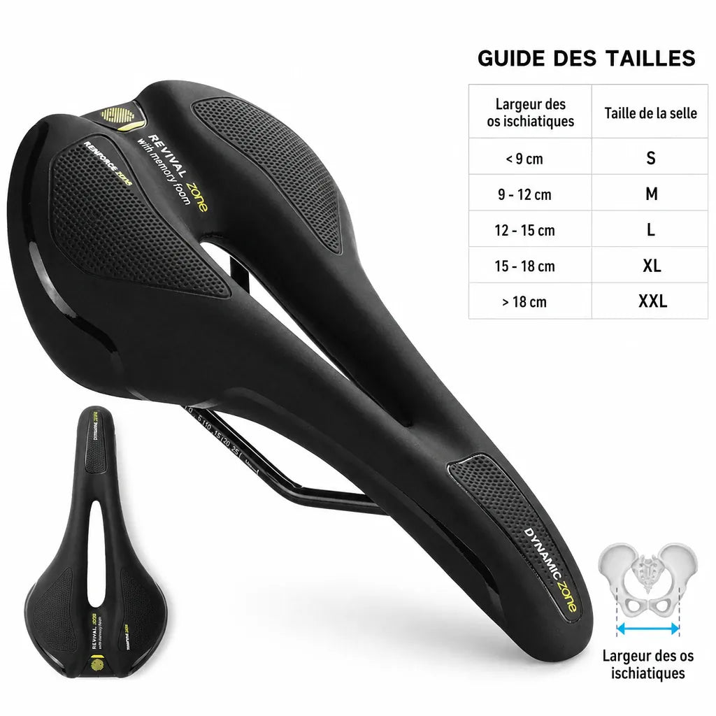 Veltrix-Bike Selle Mousse À Mémoire De Forme Ajourée