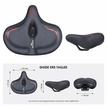 Veltrix-Bike Selle Mousse De Polyuréthane Extra Large Rembourrée