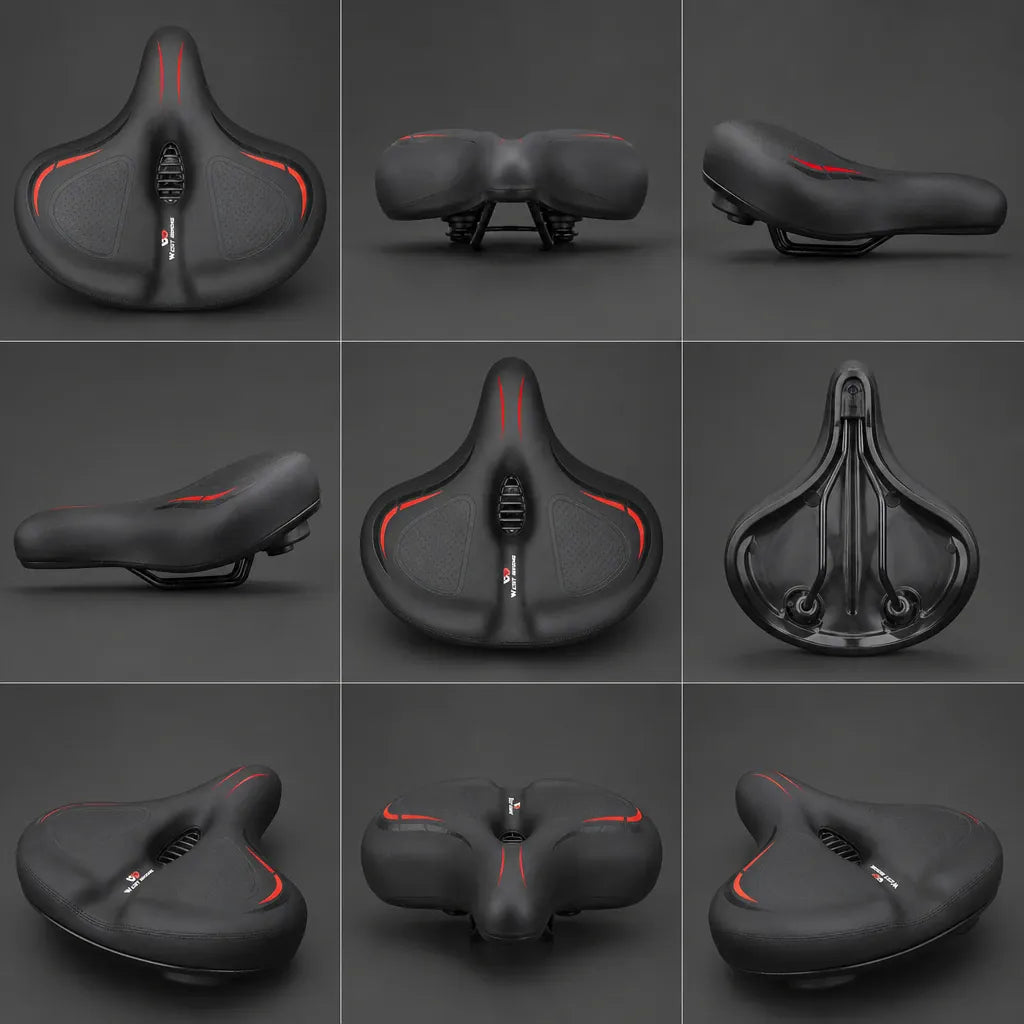 Veltrix-Bike Selle Mousse De Polyuréthane Extra Large Rembourrée