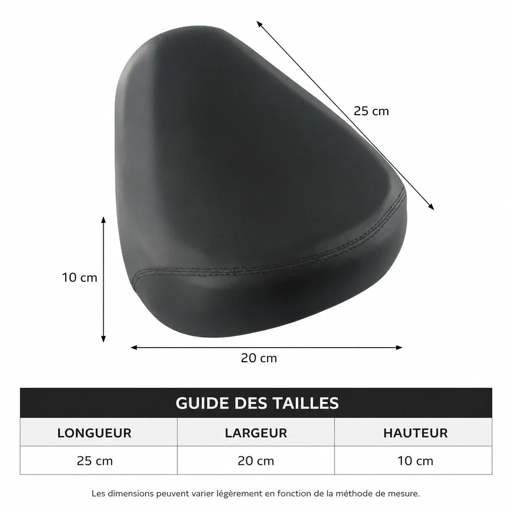 Veltrix-Bike Selle Noir À Double Ressort