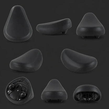Veltrix-Bike Selle Noir À Double Ressort