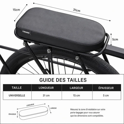 Veltrix-Bike Selle Polyuréthane Arrière En Simili-Cuir