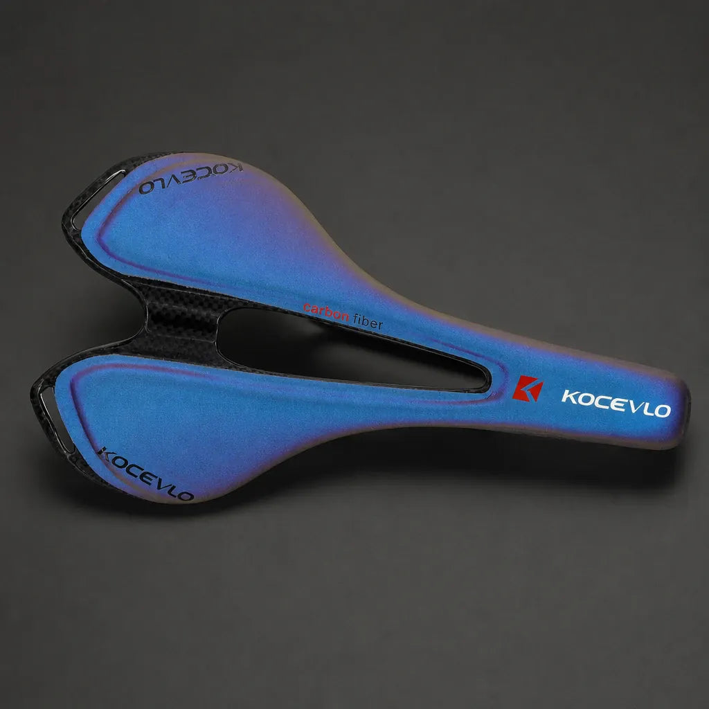 Veltrix-Bike Selle Simili-Cuir En Carbone Ajourée