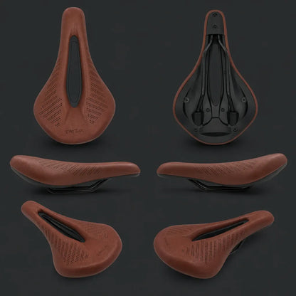 Veltrix-Bike Selle TPE Marron Rétro
