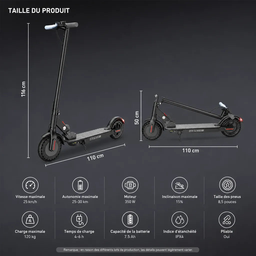 Veltrix-Bike Trottinette Électrique À Propulsion Arrière Pliable