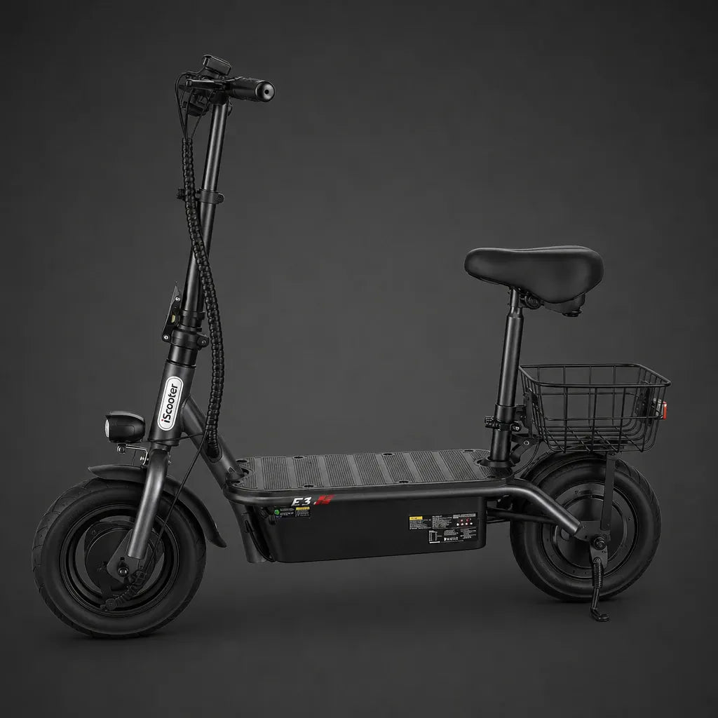 Veltrix-Bike Trottinette Électrique Avec Siège Et Panier