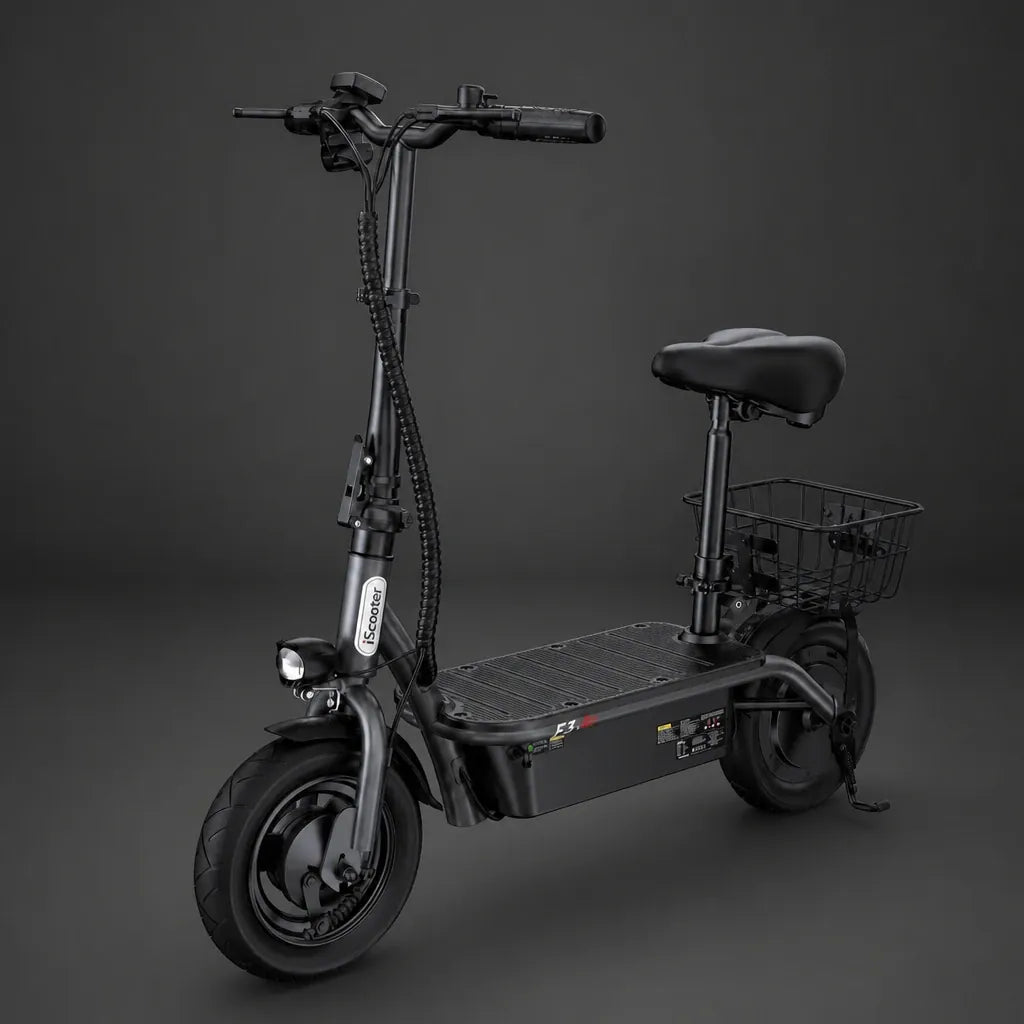 Veltrix-Bike Trottinette Électrique Avec Siège Et Panier
