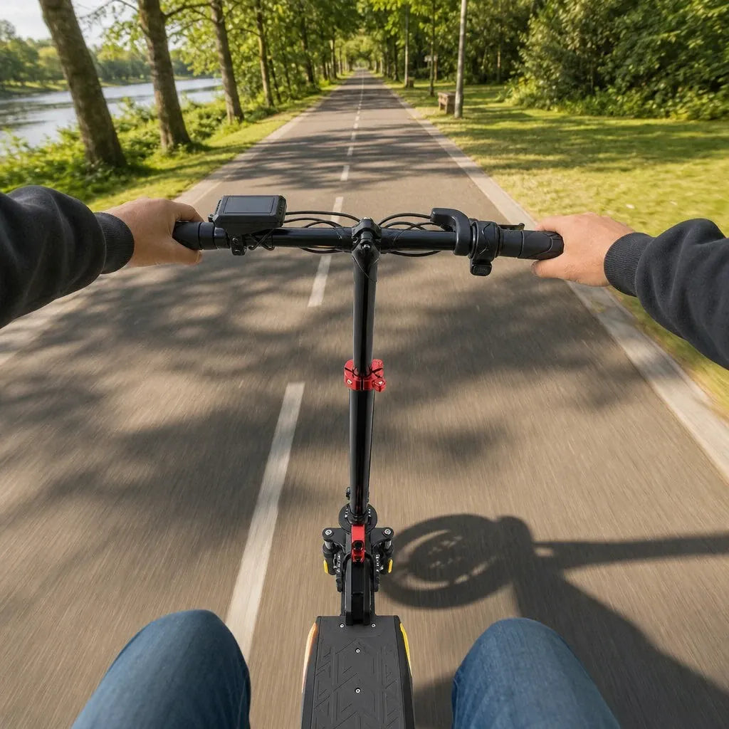 Veltrix-Bike Trottinette Électrique Piste Cyclable Tout-Terrain Pliable