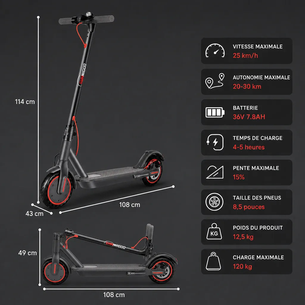 Veltrix-Bike Trottinette Électrique Pliable