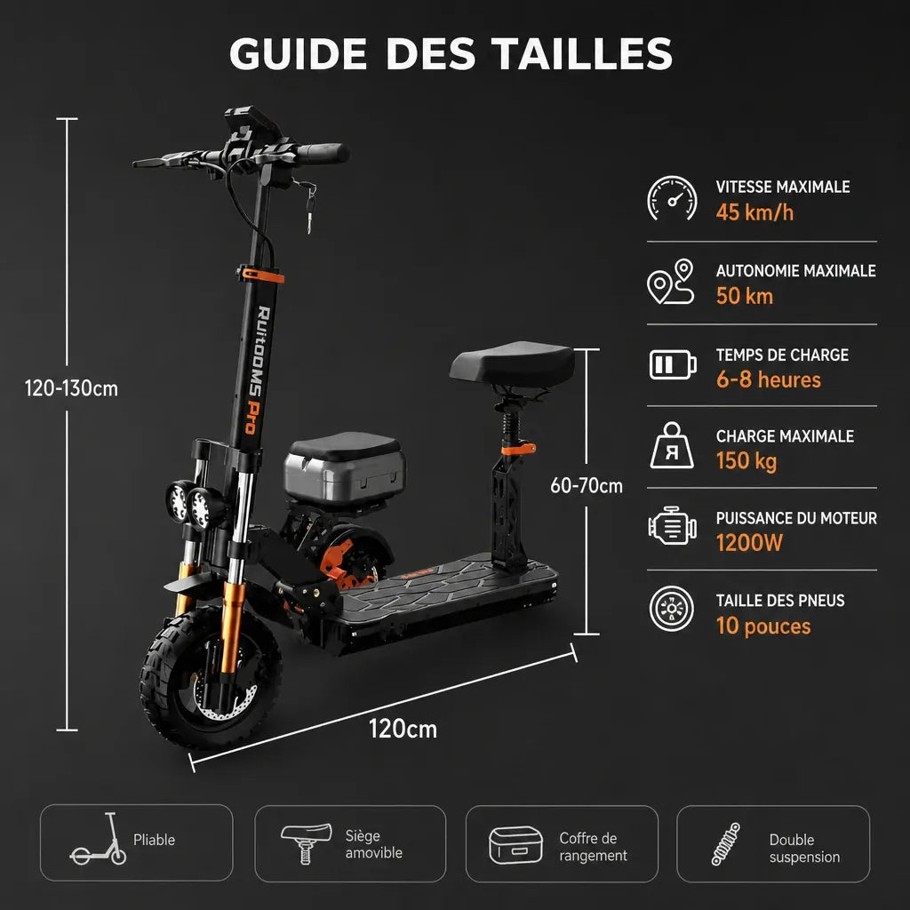Veltrix-Bike Trottinette Électrique Pliable Avec Siège Et Coffre