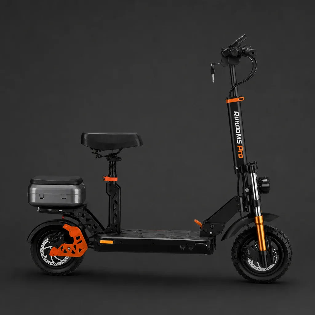 Veltrix-Bike Trottinette Électrique Pliable Avec Siège Et Coffre
