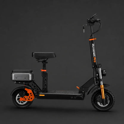 Veltrix-Bike Trottinette Électrique Pliable Avec Siège Et Coffre